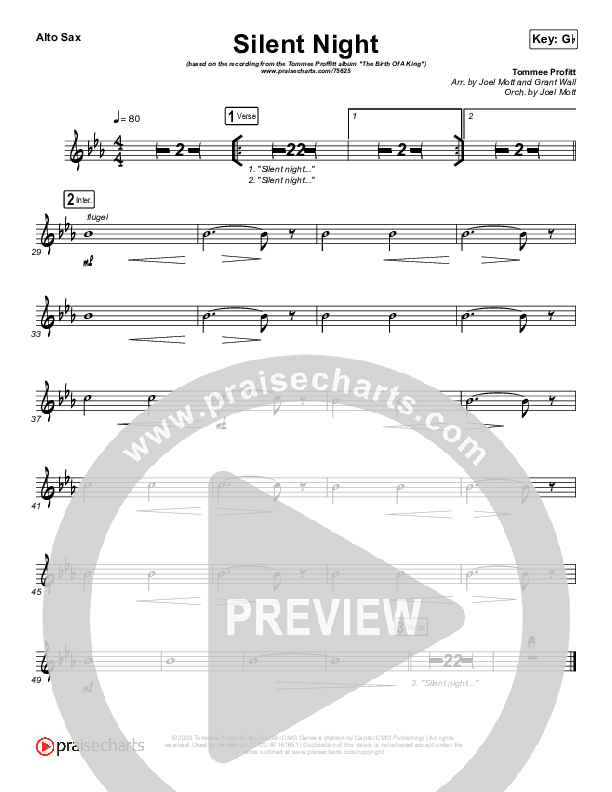 Silent Night Alto Sax (Tommee Profitt / Fleurie)