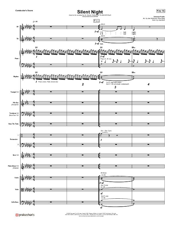 Silent Night Conductor's Score (Tommee Profitt / Fleurie)