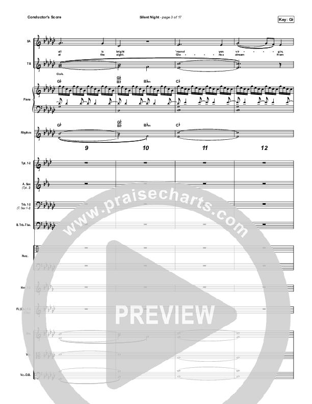 Silent Night Conductor's Score (Tommee Profitt / Fleurie)