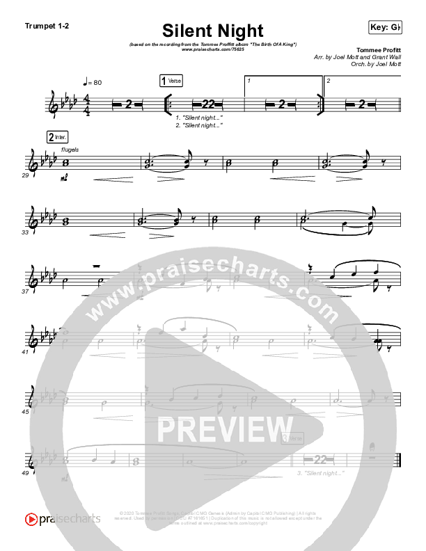 Silent Night Trumpet 1,2 (Tommee Profitt / Fleurie)