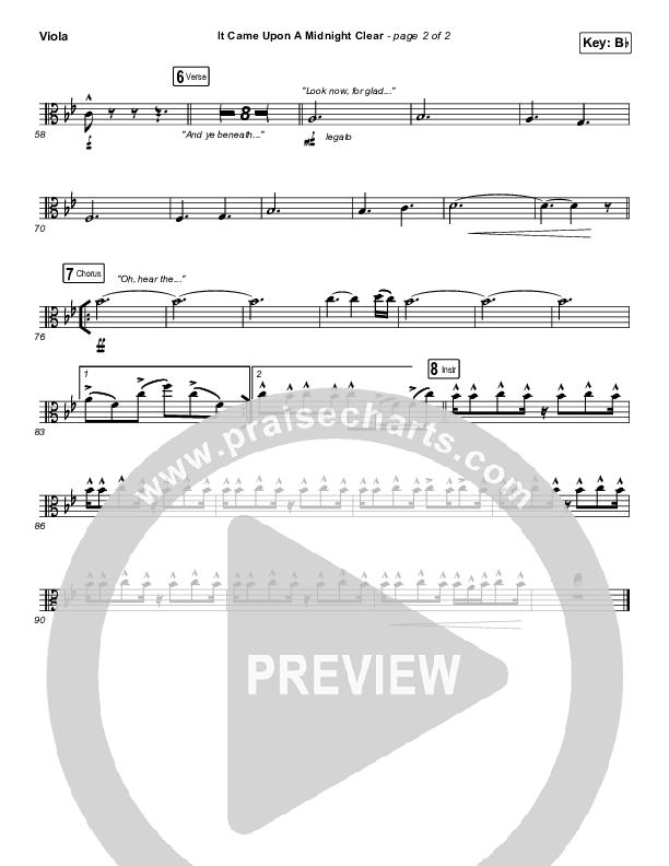 It Came Upon A Midnight Clear Viola (Tommee Profitt / Brooke)