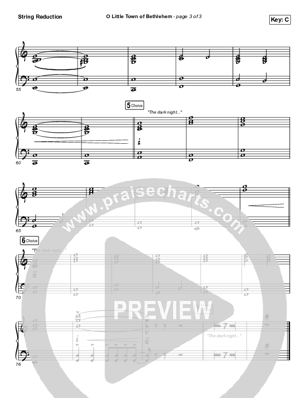 O Little Town Of Bethlehem String Reduction (Tommee Profitt / Rachael Lampa)