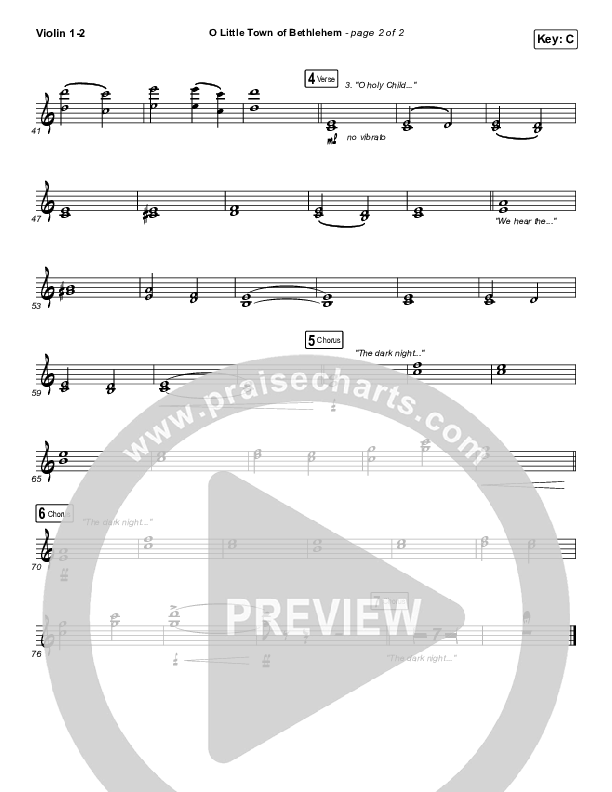 O Little Town Of Bethlehem String Pack (Tommee Profitt / Rachael Lampa)