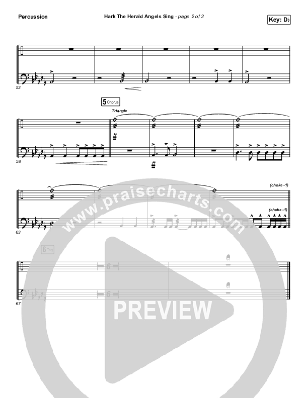 Hark The Herald Angels Sing Percussion (Tommee Profitt / Kari Jobe)