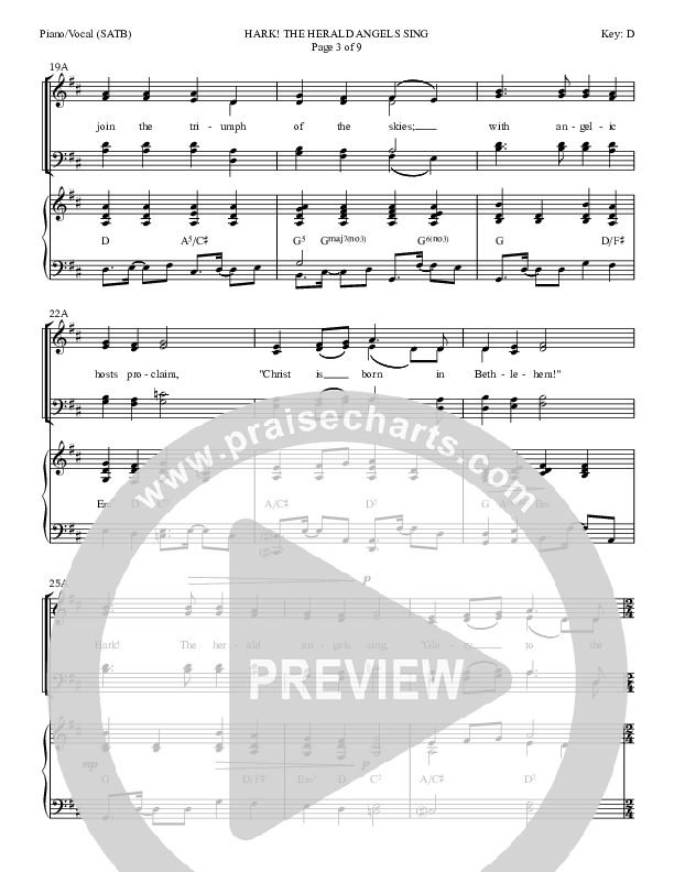 Hark The Herald Angels Sing Piano/Vocal Pack (Dan Graeber)