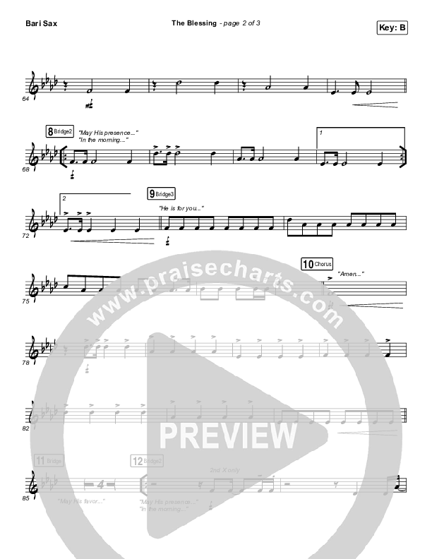 The Blessing Bari Sax (Kari Jobe / Cody Carnes)