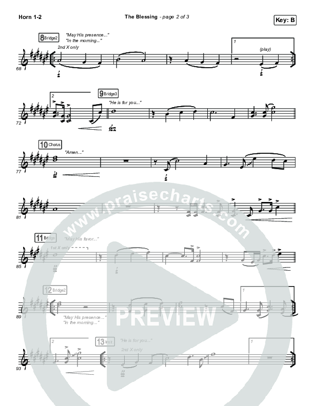 The Blessing Brass Pack (Kari Jobe / Cody Carnes)