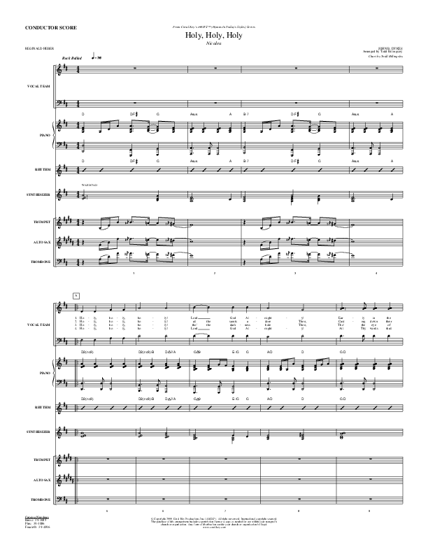 Holy Holy Holy Orchestration (Todd Billingsley)