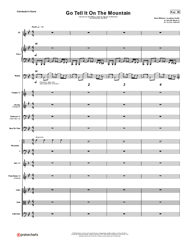 Go Tell It On The Mountain Orchestration (Zach Williams)