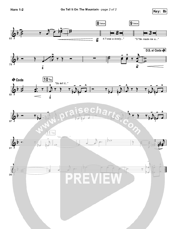 Go Tell It On The Mountain Brass Pack (Zach Williams)