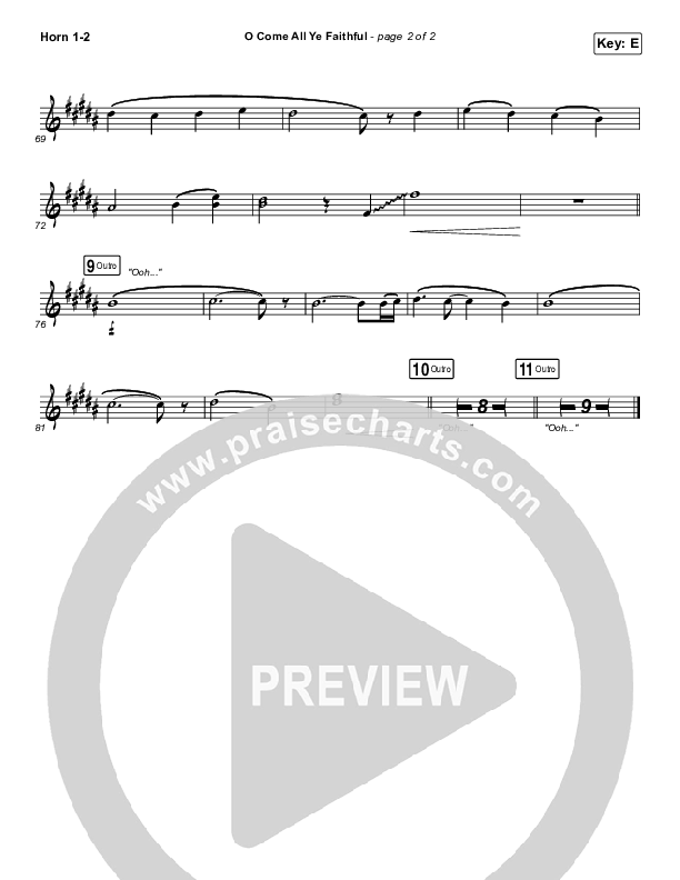 O Come All Ye Faithful French Horn 1/2 (for KING & COUNTRY)