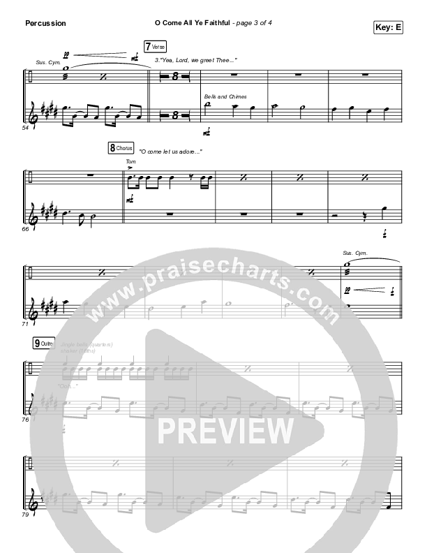 O Come All Ye Faithful Percussion (for KING & COUNTRY)