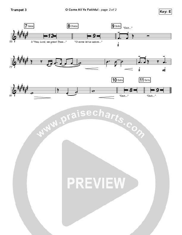 O Come All Ye Faithful Trumpet 3 (for KING & COUNTRY)