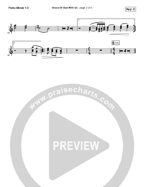 Grace Of God With Us Flute/Oboe 1/2/3 (Passion / Chidima)