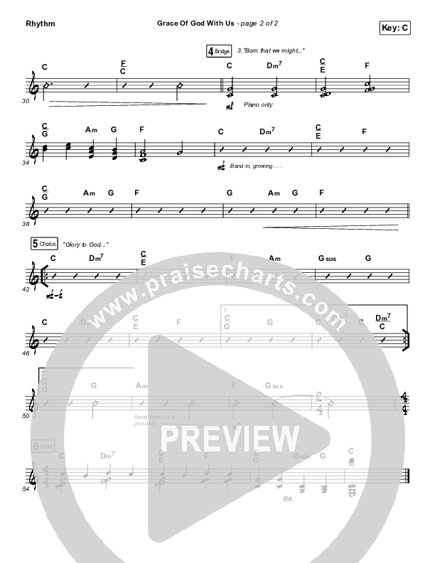 Grace Of God With Us Rhythm Chart (Passion / Chidima)