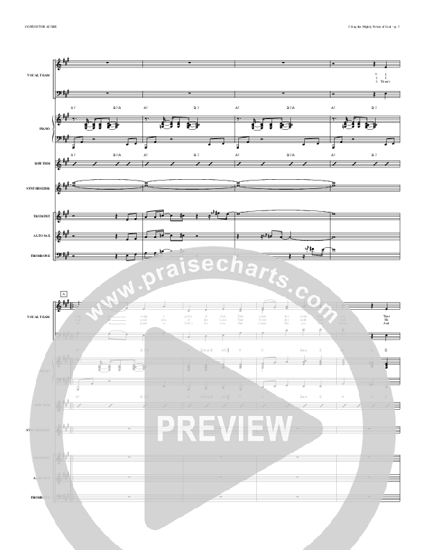 I Sing The Mighty Power Of God Orchestration (Todd Billingsley)