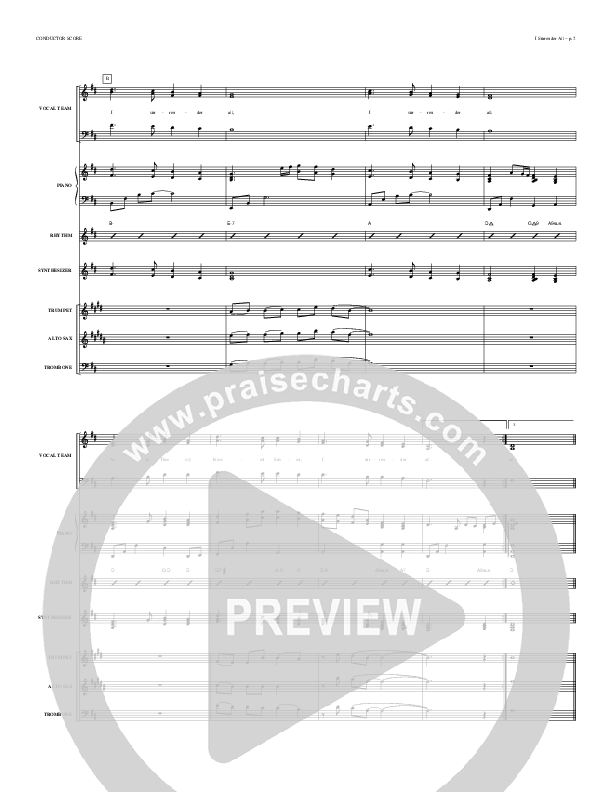 I Surrender All Orchestration (Todd Billingsley)