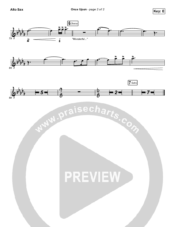 Once Upon Alto Sax (Sovereign Grace)