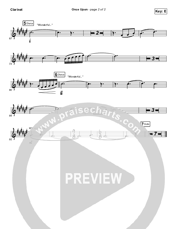 Once Upon Clarinet (Sovereign Grace)