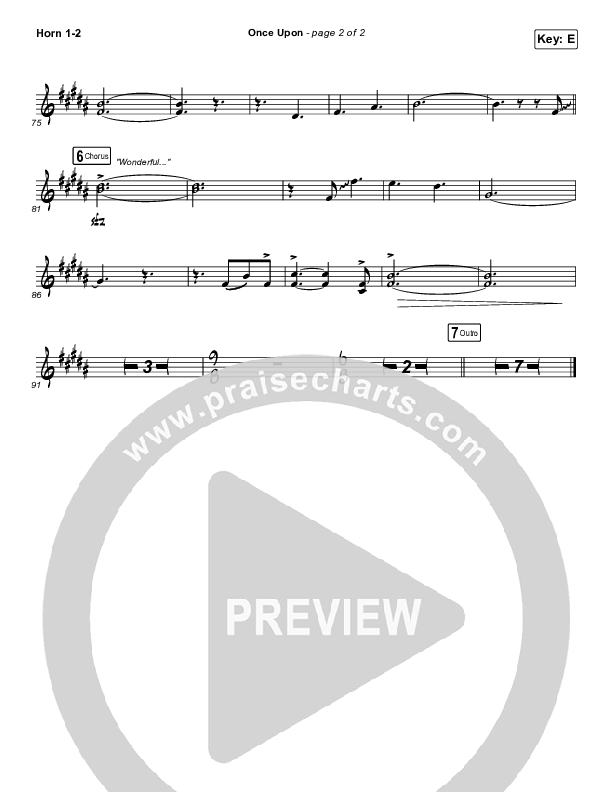 Once Upon French Horn 1/2 (Sovereign Grace)