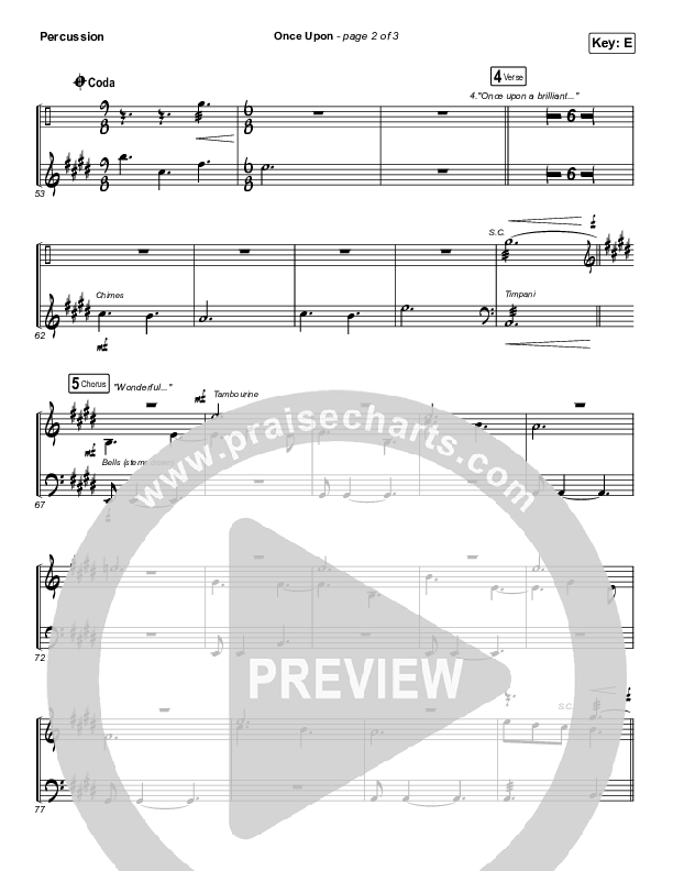 Once Upon Percussion (Sovereign Grace)