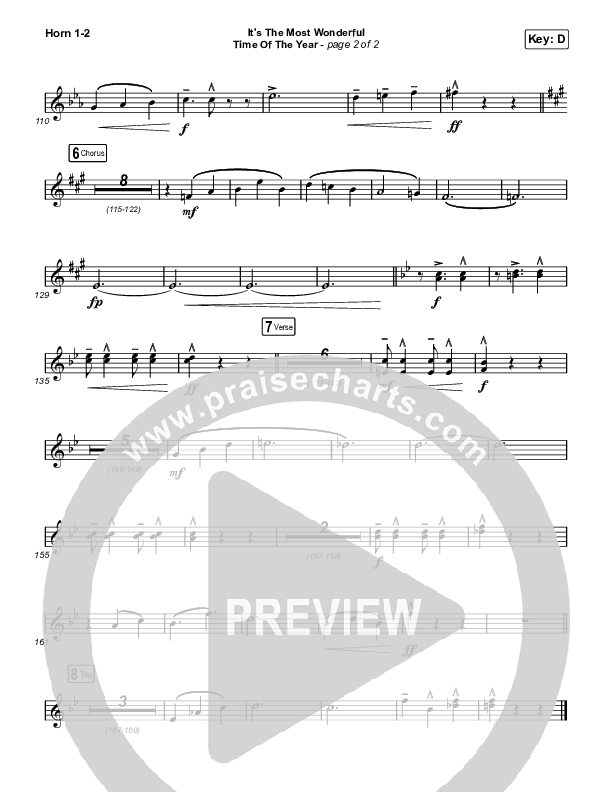 It's The Most Wonderful Time Of The Year Brass Pack (Michael W. Smith)