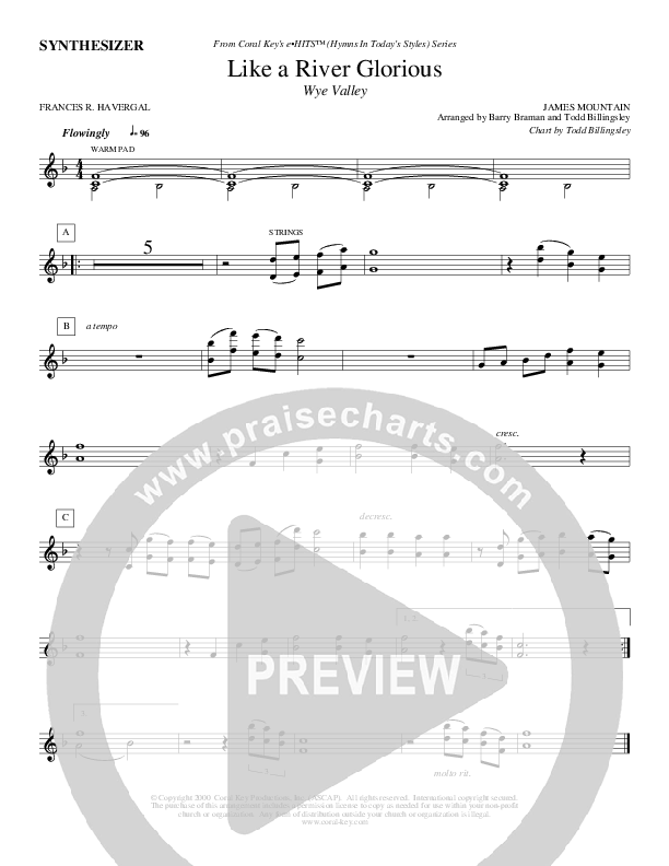 Like A River Glorious Synth (Todd Billingsley)