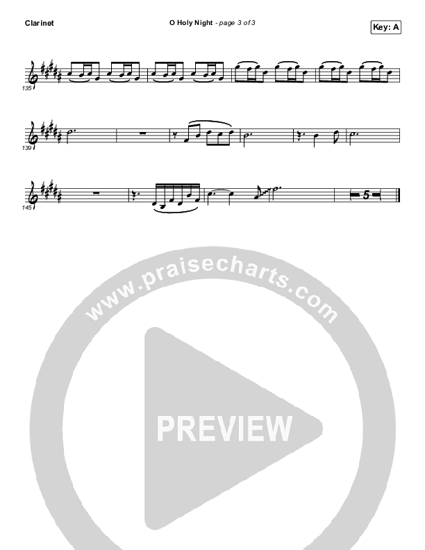 O Holy Night (Live) Clarinet (The McClures / Hannah McClure / Paul McClure)