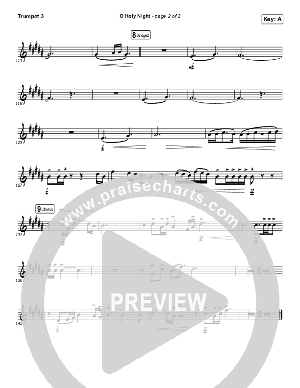 O Holy Night (Live) Trumpet 3 (The McClures / Hannah McClure / Paul McClure)