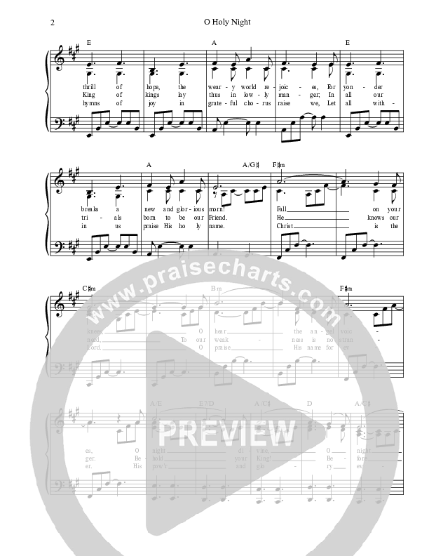 O Holy Night Piano/Vocal (Dennis Prince / Nolene Prince)