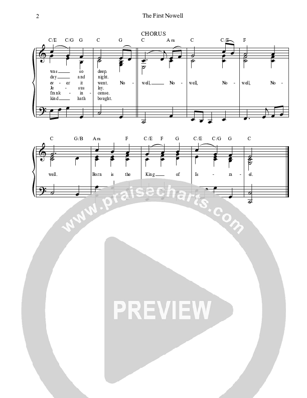 The First Nowell Piano/Vocal (Dennis Prince / Nolene Prince)