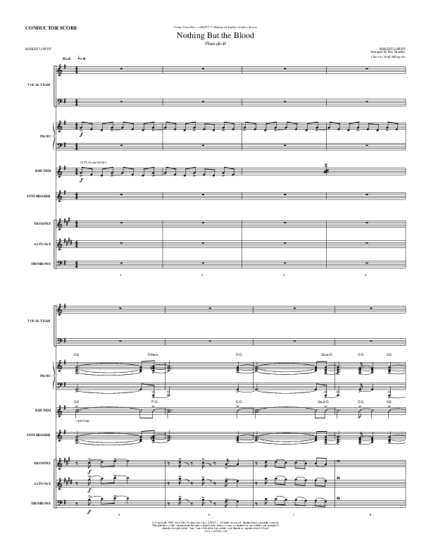 Nothing But The Blood Orchestration (Todd Billingsley)