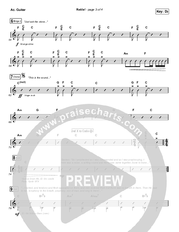 RATTLE! Acoustic Guitar (Zach Williams / Steven Furtick)