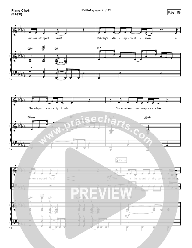 RATTLE! Piano/Vocal Pack (Zach Williams / Steven Furtick)