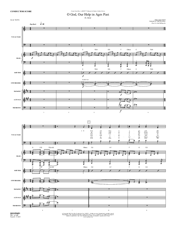O God Our Help In Ages Past Orchestration (Todd Billingsley)