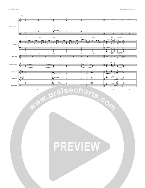 O God Our Help In Ages Past Conductor's Score (Todd Billingsley)