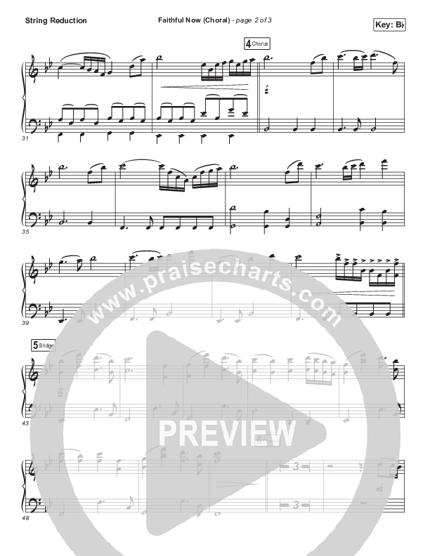 Faithful Now (Choral Anthem SATB) Synth Strings (Vertical Worship / Arr. Luke Gambill)