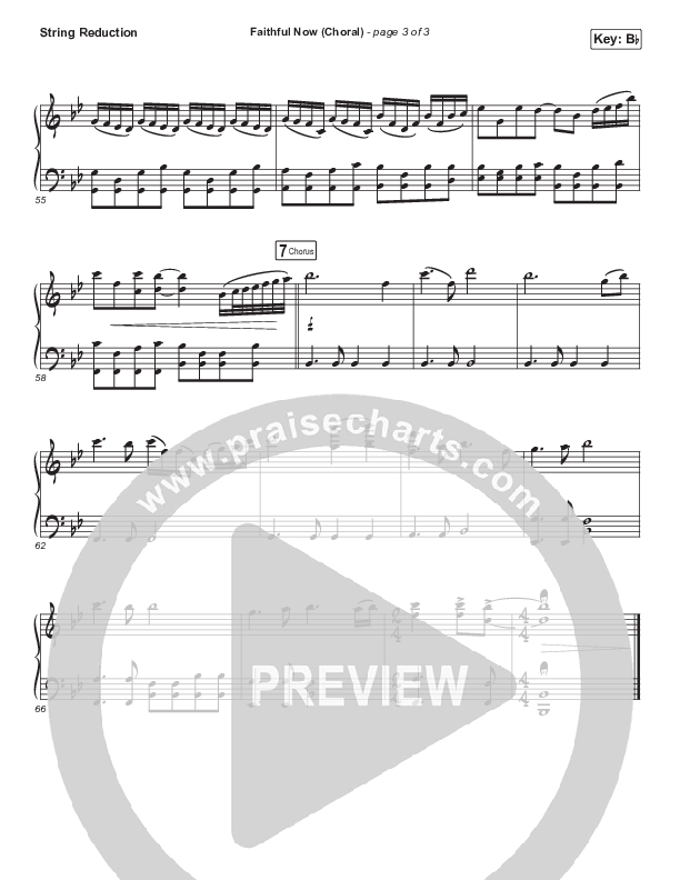 Faithful Now (Choral Anthem SATB) Synth Strings (Vertical Worship / Arr. Luke Gambill)