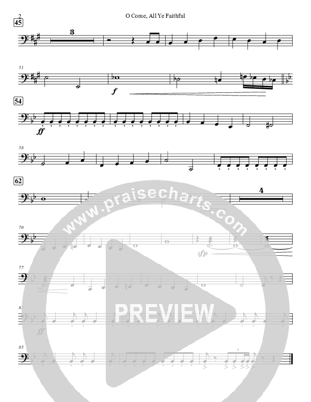 O Come All Ye Faithful Cello (Grace Worship)