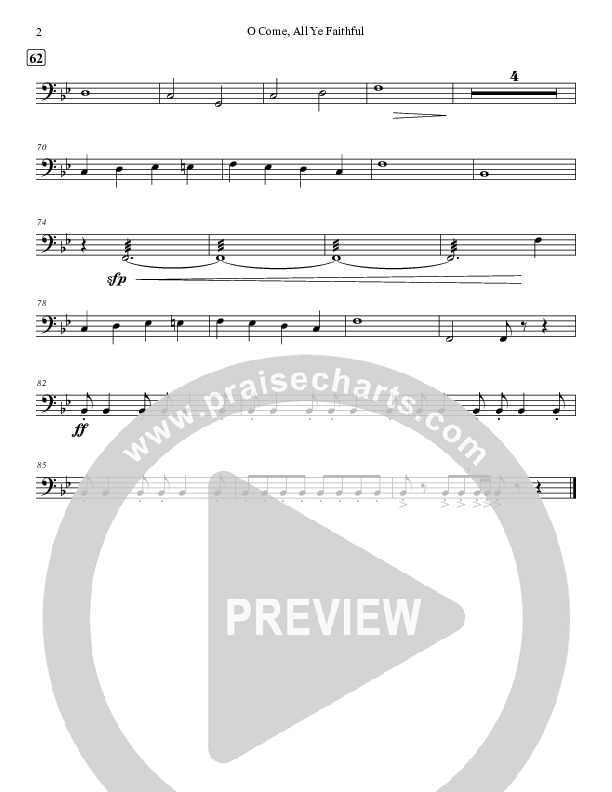 O Come All Ye Faithful Double Bass (Grace Worship)