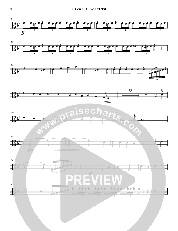 O Come All Ye Faithful Viola (Grace Worship)