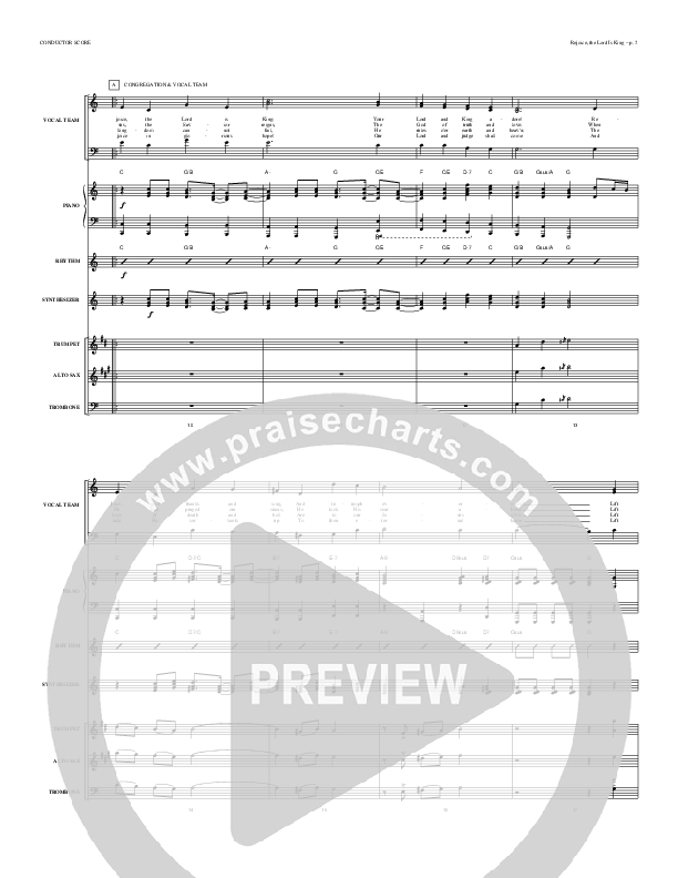 Rejoice The Lord Is King Orchestration (Todd Billingsley)