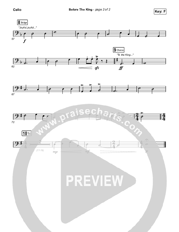 Before The King Cello (Saddleback Worship)