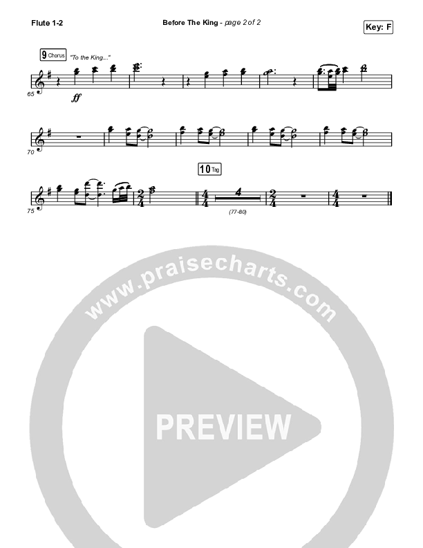 Before The King Flute 1/2 (Saddleback Worship)