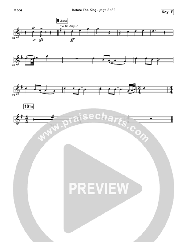 Before The King Oboe (Saddleback Worship)