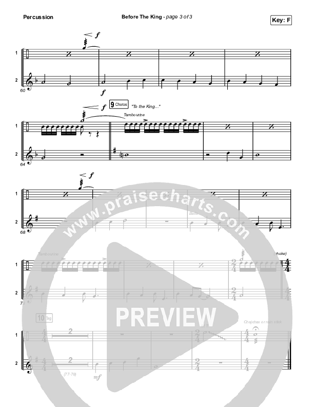 Before The King Percussion (Saddleback Worship)