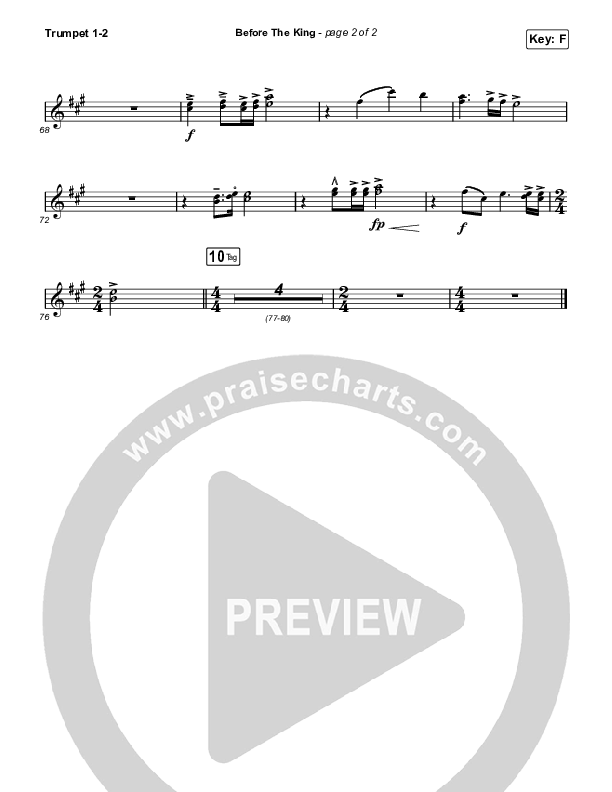 Before The King Trumpet 1,2 (Saddleback Worship)