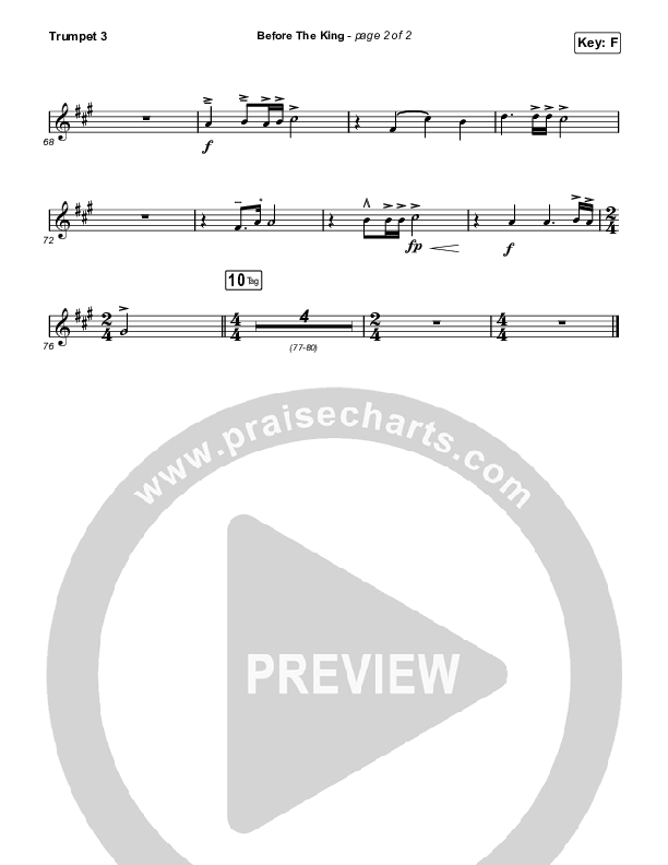 Before The King Trumpet 3 (Saddleback Worship)