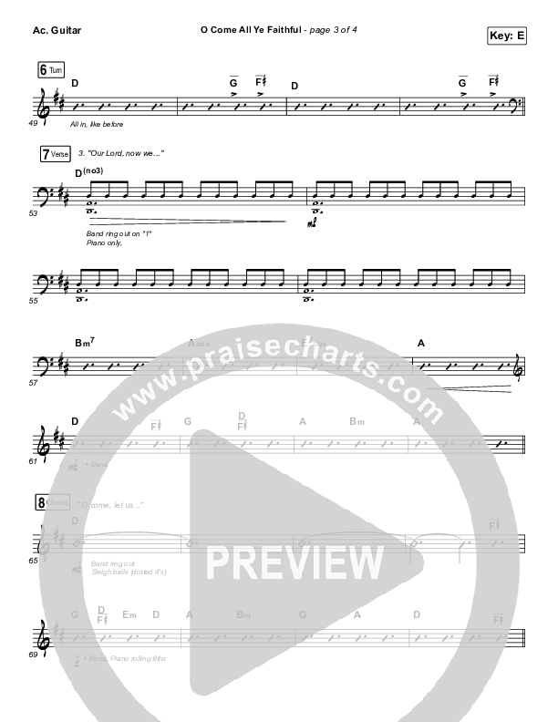 O Come All Ye Faithful Acoustic Guitar (Red Rocks Worship)