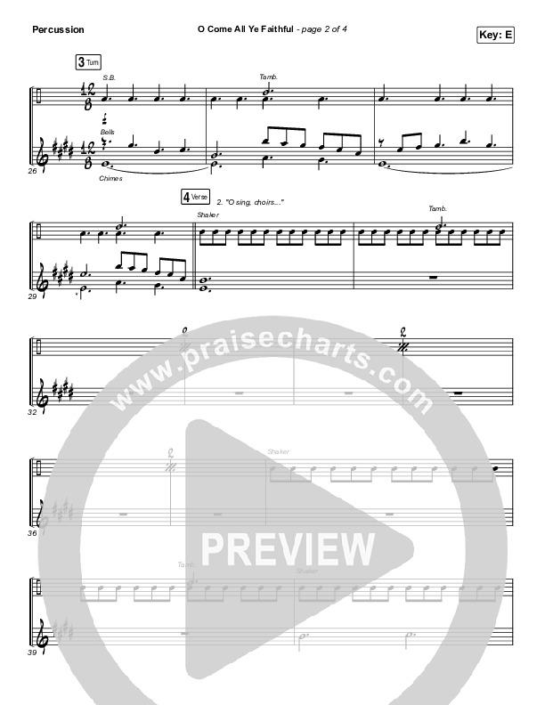 O Come All Ye Faithful Percussion (Red Rocks Worship)